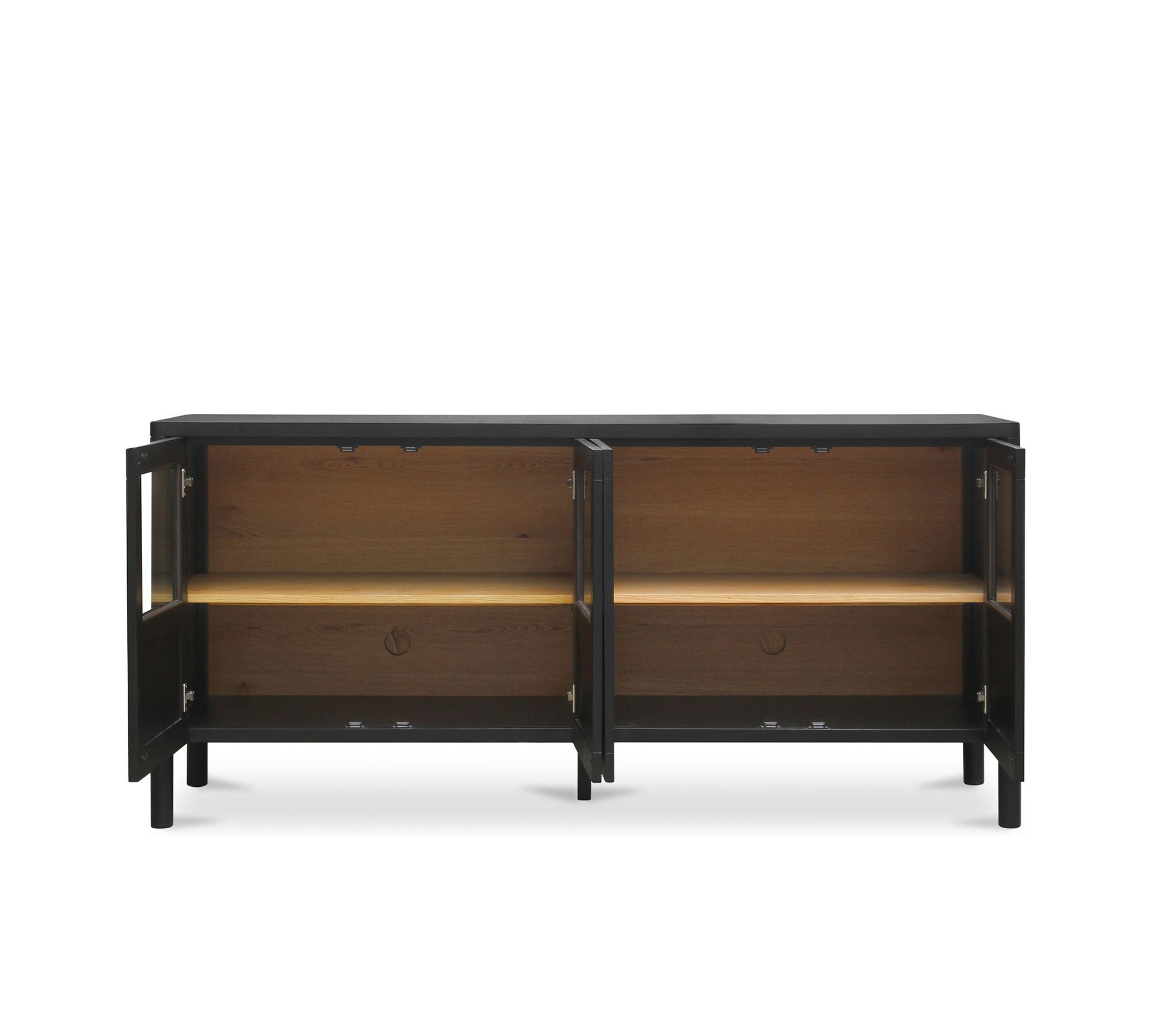 Modern Black Console Cabinet