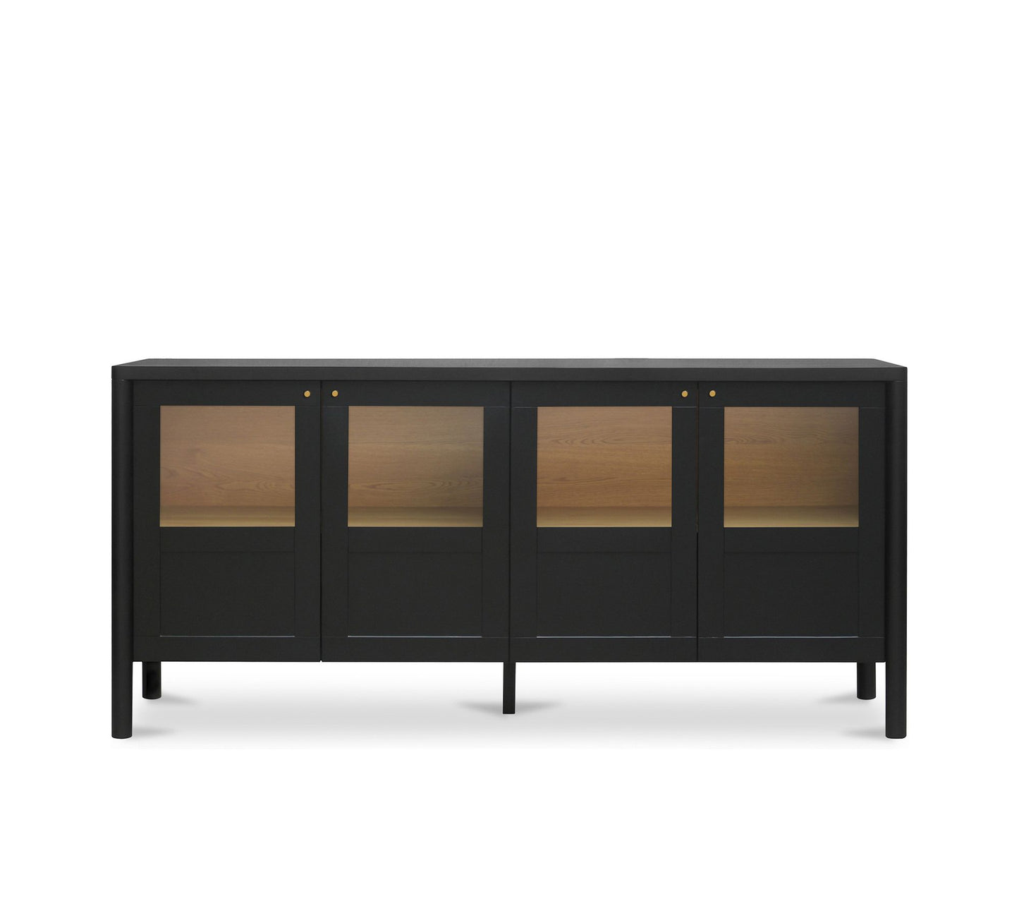 Modern Black Console Cabinet