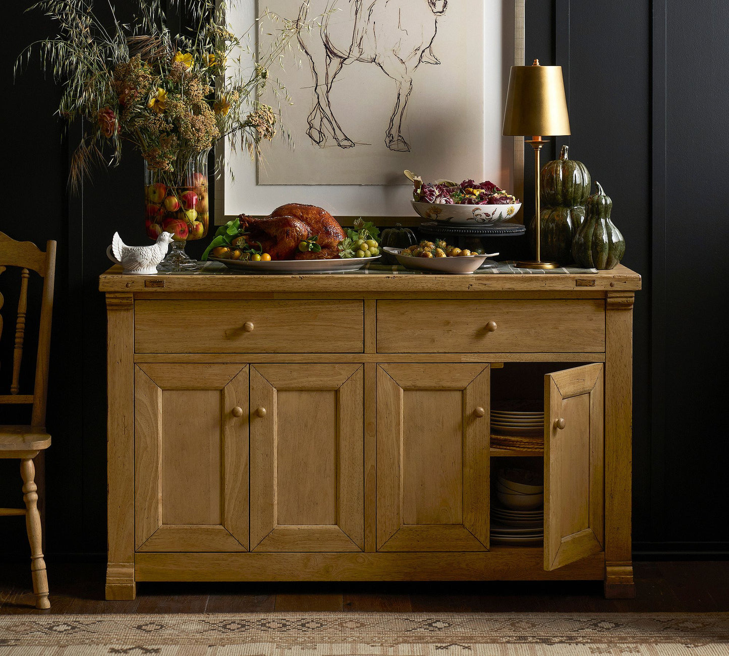 Elegant Coastal-Inspired Console Styling