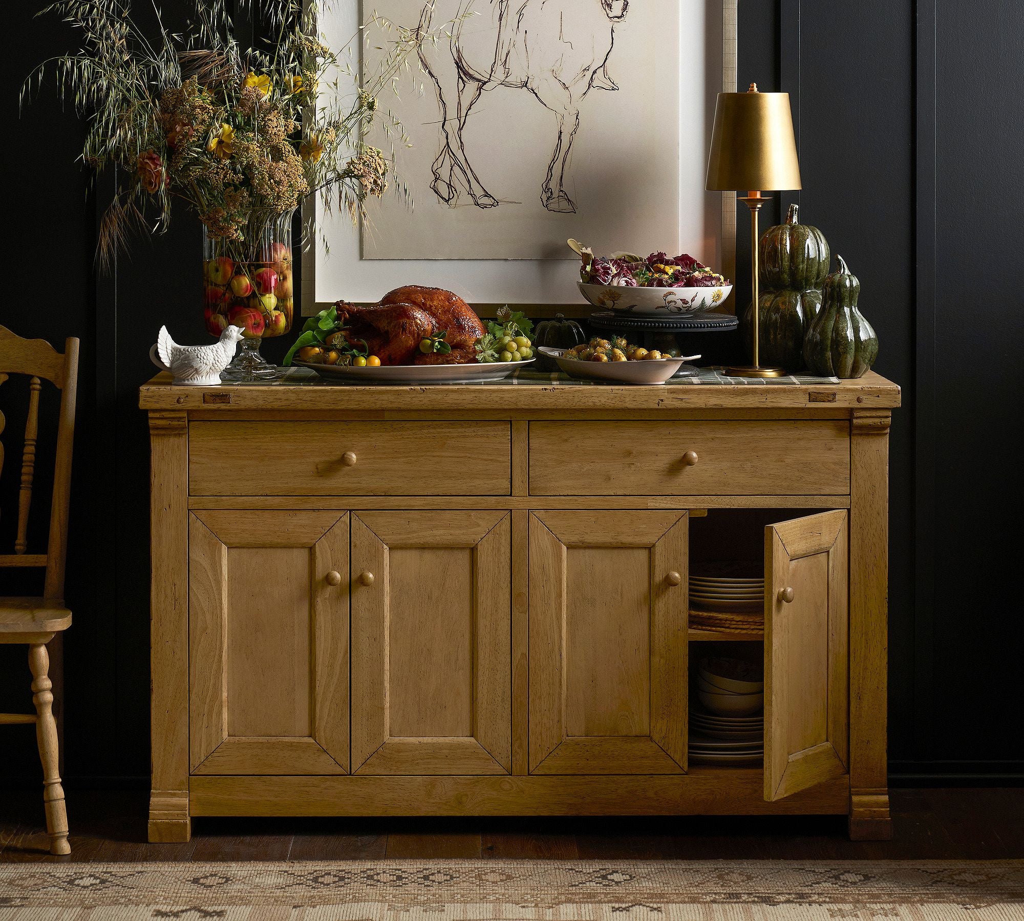 Elegant Coastal-Inspired Console Styling