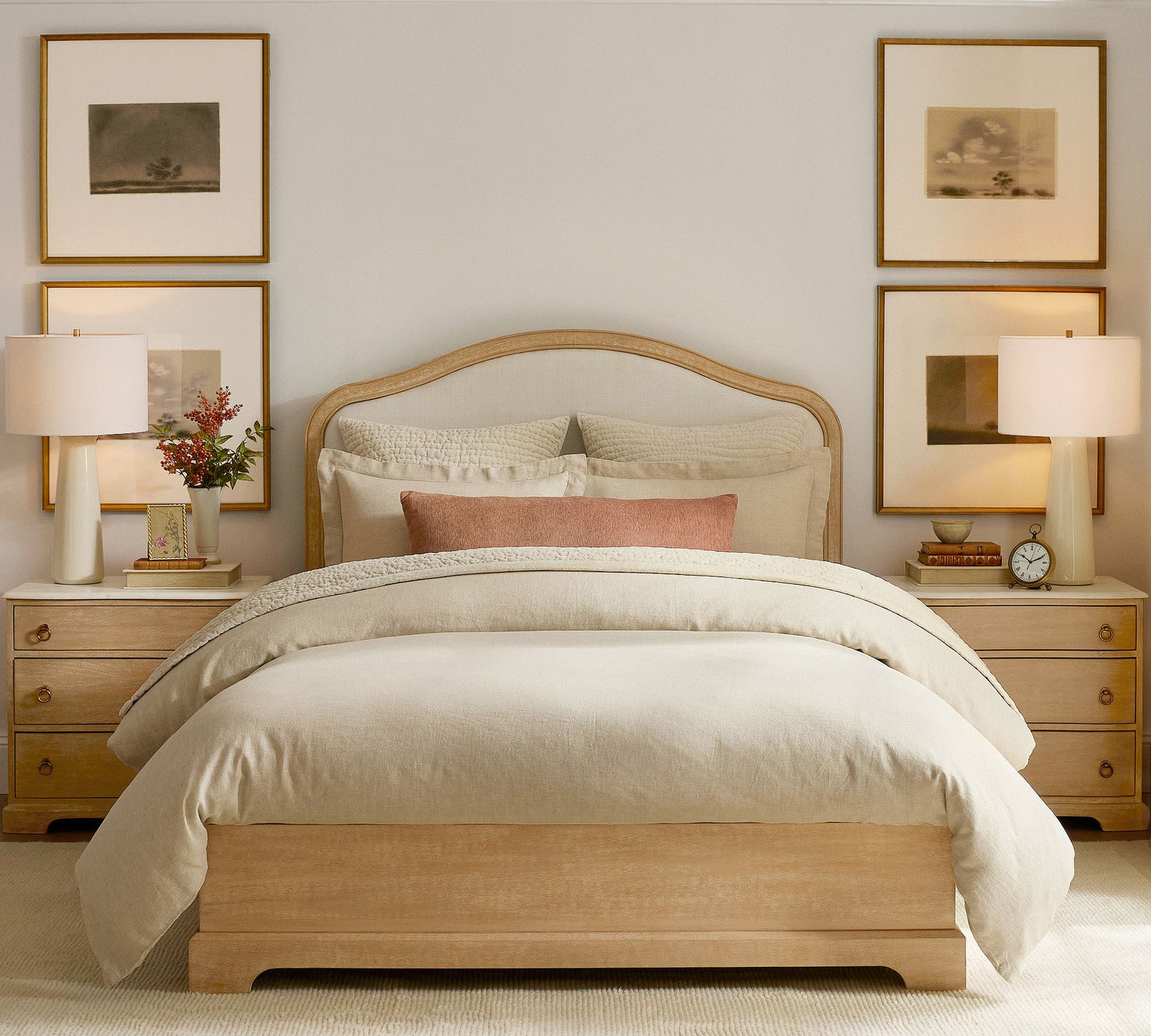 Scarlett Upholstered Bed