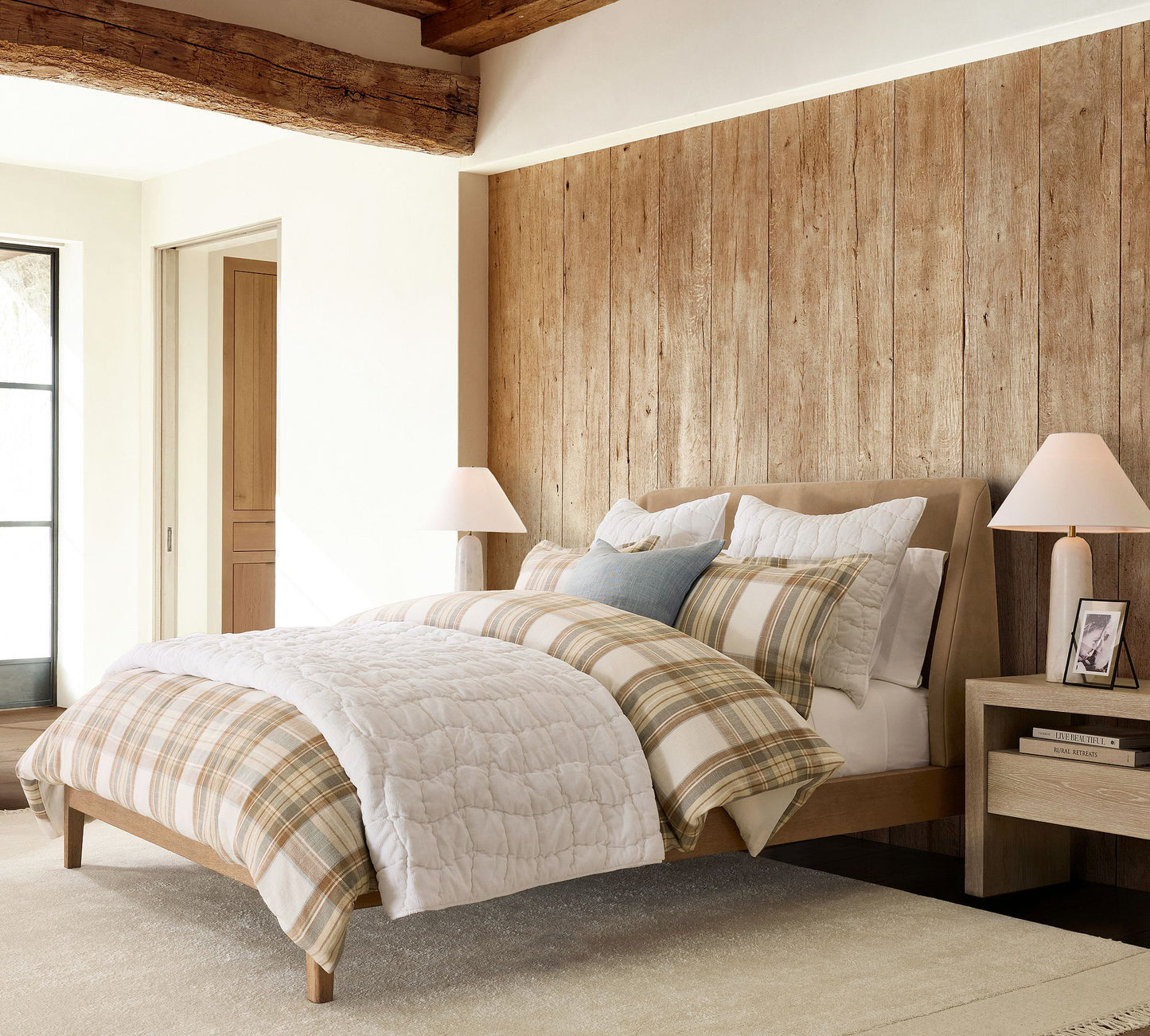 Layton Leather Bed